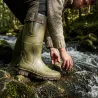 Bottes de chasse Colorado caoutchouc kaki marron 39 à 47
