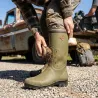 Bottes de chasse Dakota caoutchouc kaki 39 à 47