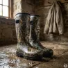 Bottes camo roseaux caoutchouc Thinsulate avec poignées 