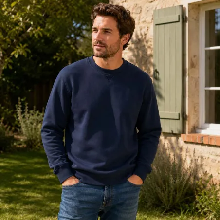 Sweat shirt Caterham bleu marine jusque 2XL
