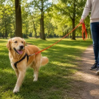 Longe pour chien 5m orange 