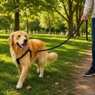 Longe pour chien 5m kaki 