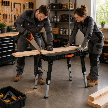 Établi 5 en 1 multifonction atelier bricolage DIY compact