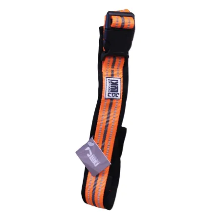 Collier réfléchissant orange néoprène nylon pour chien 50/75 cm