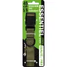 Collier polyester réglable kaki 45cm – Stepland