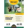 Mangeoire Robust® Grande Ouverture 24kg - Acier Galvanisé pour Volailles et Palmipèdes