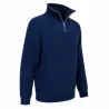 Pull Camionneur Carmel Indigo - Manches Longues - Col Montant