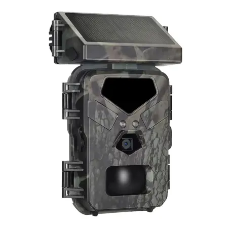 Caméra Solaire Night Vision 20MP + 4 pile + carte SD