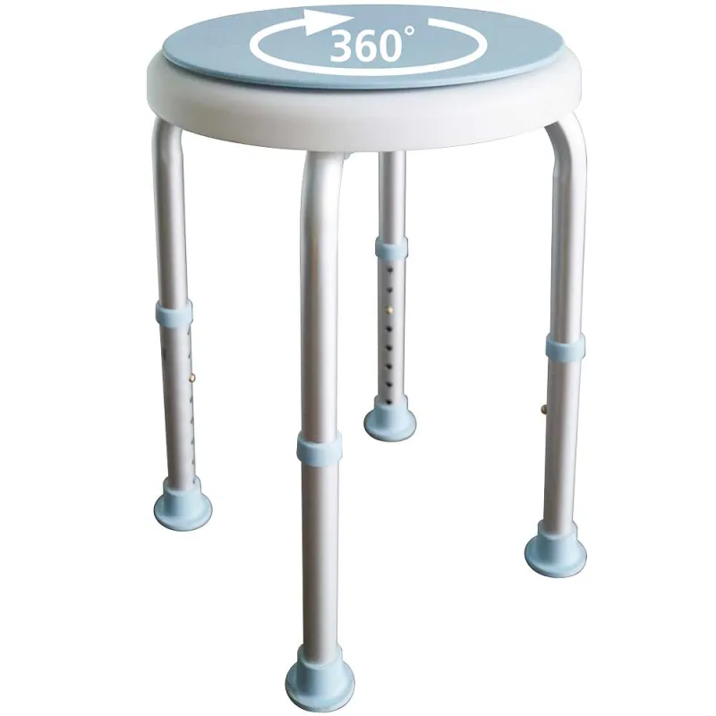Tabouret pivotant moderne siège d'appoint rotatif compact