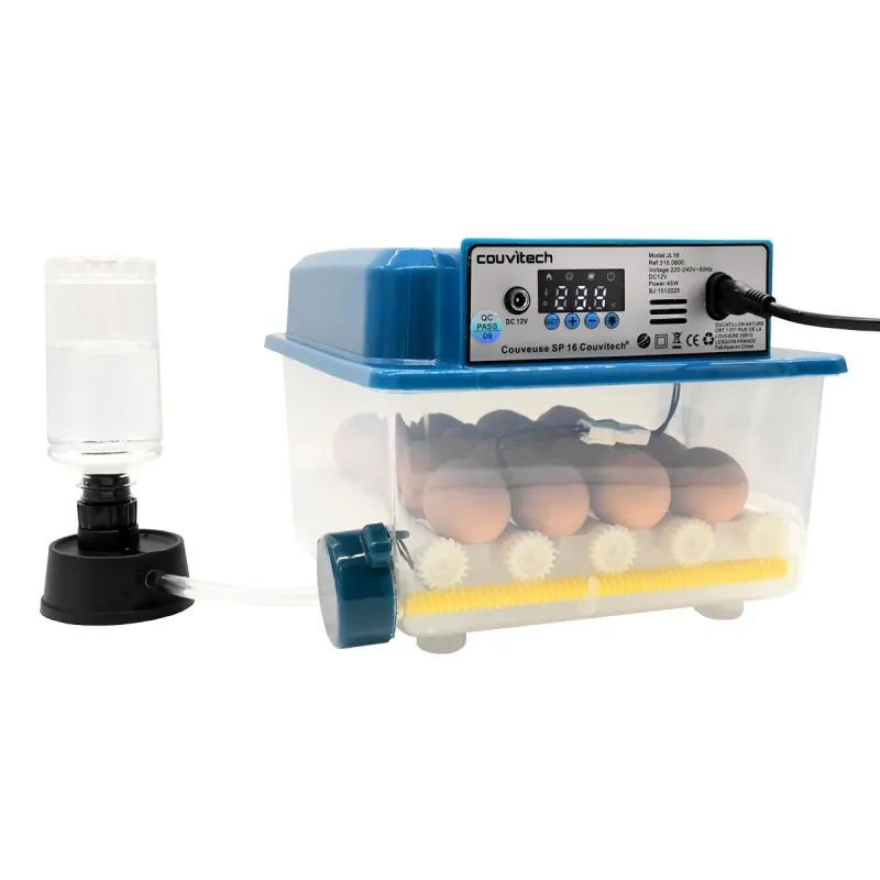 Couveuse automatique Couvitech SP-16 - 16 oeufs idéale débutant incubation