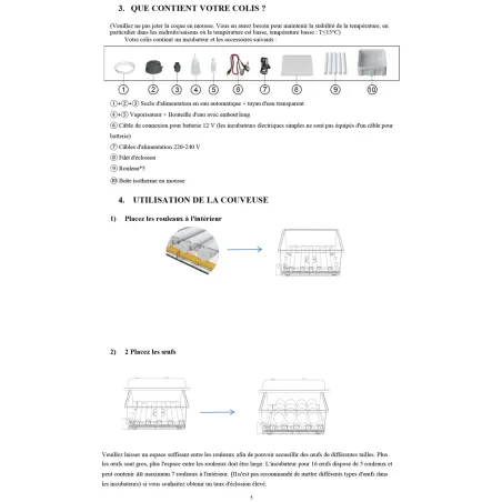 Couveuse automatique Couvitech SP-16 - 16 oeufs idéale débutant incubation