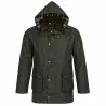 Veste Walker and Hawkes Poacher Vert Coton Ciré – style anglais