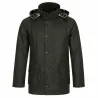 Veste Walker and Hawkes Poacher Vert Coton Ciré – style anglais