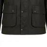 Veste Walker and Hawkes Poacher Vert Coton Ciré – style anglais
