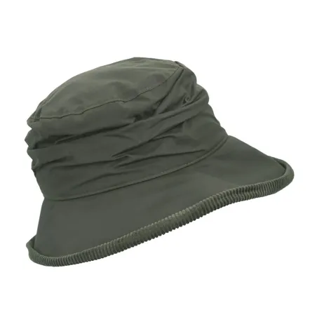 Chapeau Walker & Hawkes Diana Country vert en coton ciré