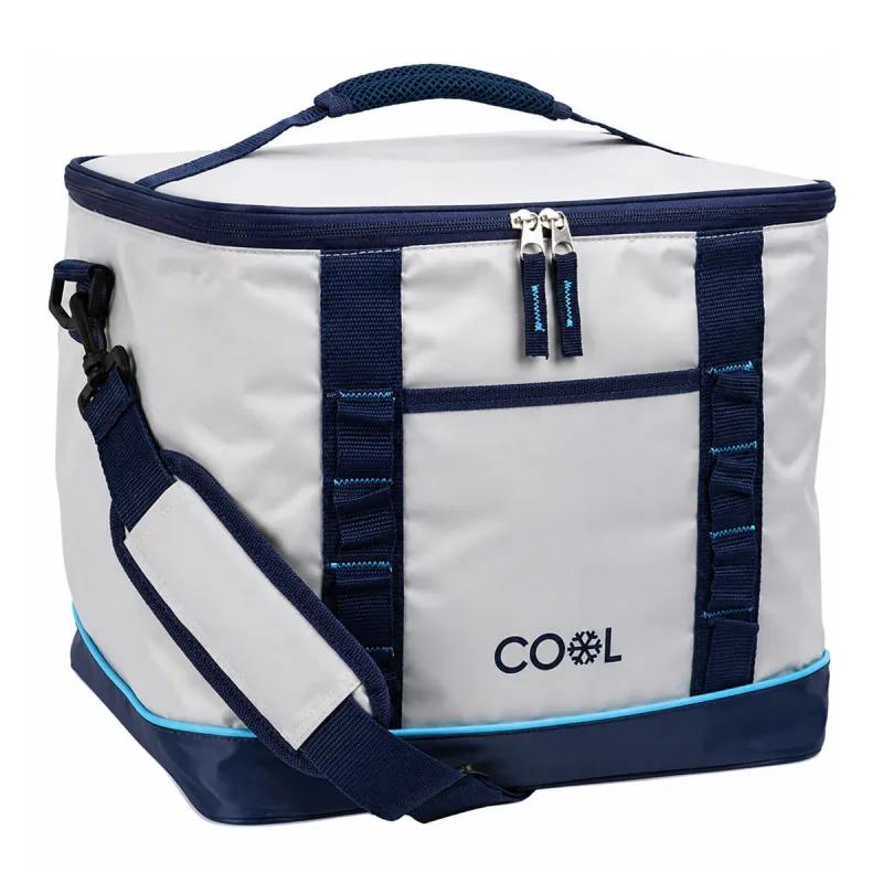 Sac isotherme gris 28 L - Polyester 420D - 32x28x33 cm
