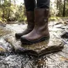 Pack bottes sécurité Alask S3 marron acier cuir antistatique