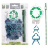 Set de 61 Clips pour Plantes en PP et PE - Kit Complet d'Attache et de Support