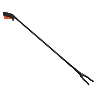 Pince de ramassage télescopique 100 cm - Noire et orange