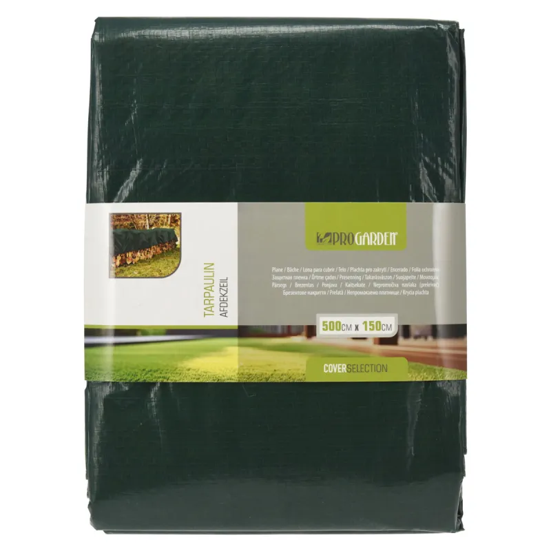 Bâche de Protection Verte 500x150cm - Résistante et Imperméable