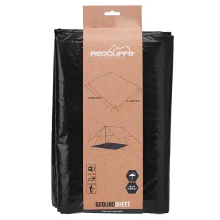 Bâche de Protection Imperméable 3x4m - Noire avec Illets en Aluminium