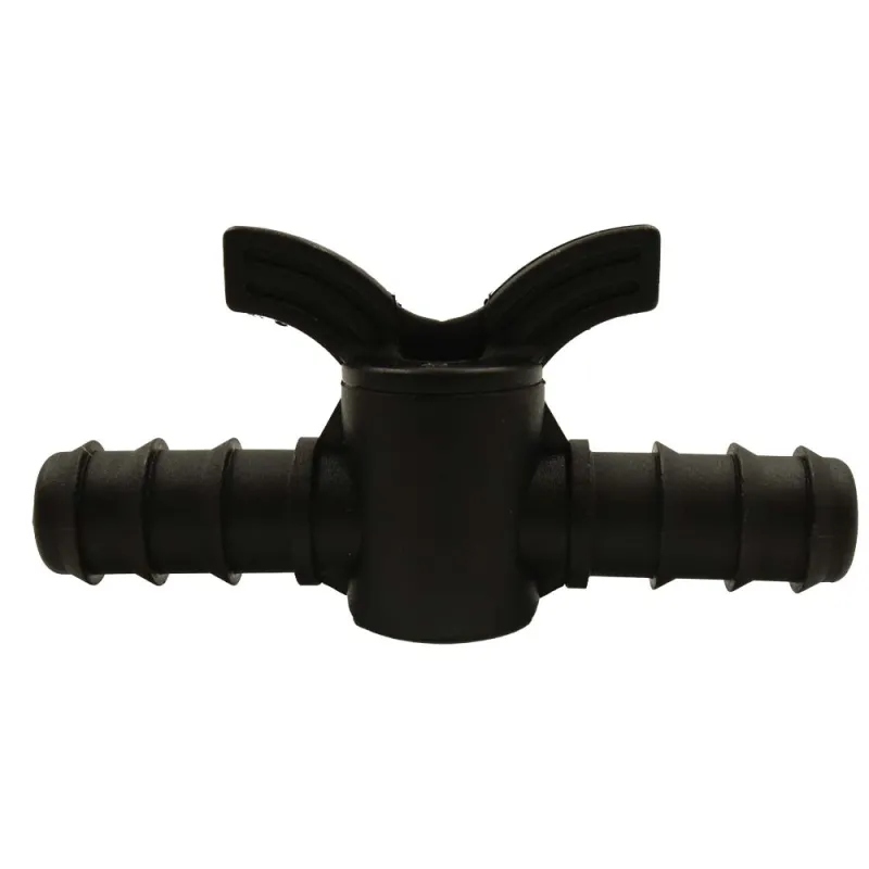 Lot de 2 vannes papillon 16 mm pour irrigation