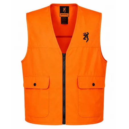 Gilet sécurité Browning orange haute visibilité EPI