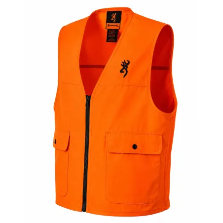 Gilet sécurité Browning orange haute visibilité EPI