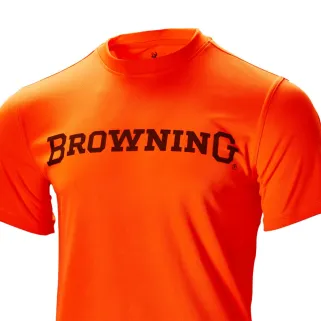 T-Shirt Browning Teamspirit Orange Blaze Respirant