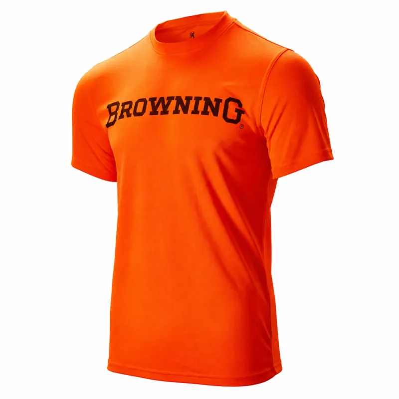 T-Shirt Browning Teamspirit Orange Blaze Respirant