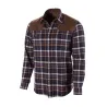 Chemise Browning Francis Bleu Coton Chasse Classique