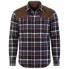 Chemise Browning Francis Bleu Coton Chasse Classique