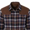 Chemise Browning Francis Bleu Coton Chasse Classique