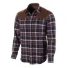 Chemise Browning Francis Bleu Coton Chasse Classique