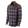 Chemise Browning Francis Bleu Coton Chasse Classique