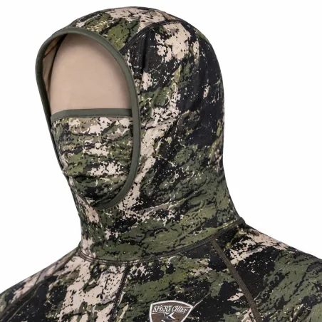 Gilet Rover polyester ultra léger respirant capuche masque facial