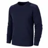 Pull Commando Marine 100% Acrylique Col Rond Renforts Épaules