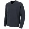 Pull col V Vernon Havane 63% acrylique 27% laine 10% nylon