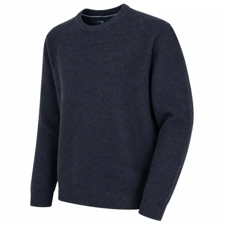 Pull col rond Round Havane 63% acrylique 27% laine 10% nylon
