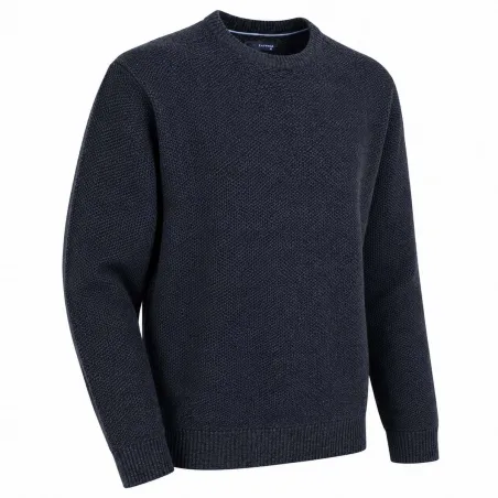 Pull col rond Round Havane 63% acrylique 27% laine 10% nylon