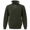 Pull camionneur Carmel kaki 70% acrylique 30% laine