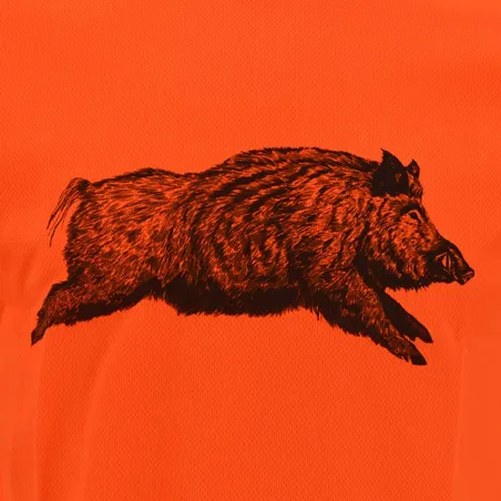 T-Shirt sanglier orange