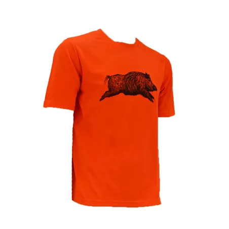 T-Shirt sanglier orange