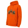 Sweat à capuche orange sangliers Bartavel Taille M à 3XL