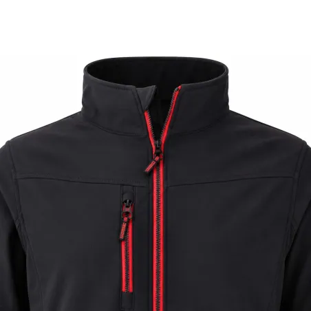 Veste softshell femme Alba 4 poches polyester noir XXS à 2XL