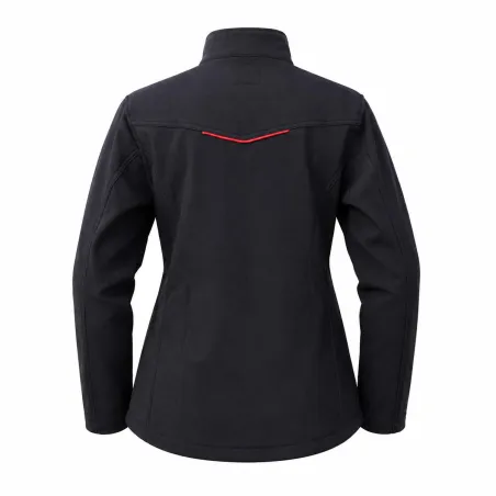 Veste softshell femme Alba 4 poches polyester noir XXS à 2XL