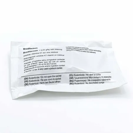 Raticide souricide bloc paraffiné brodifacum 300 g