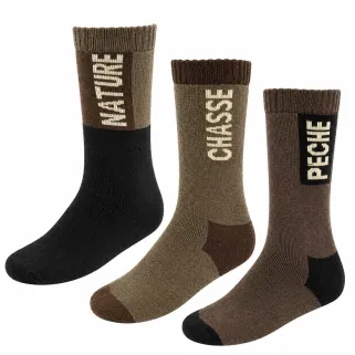 Lot de 3 chaussettes de chasse