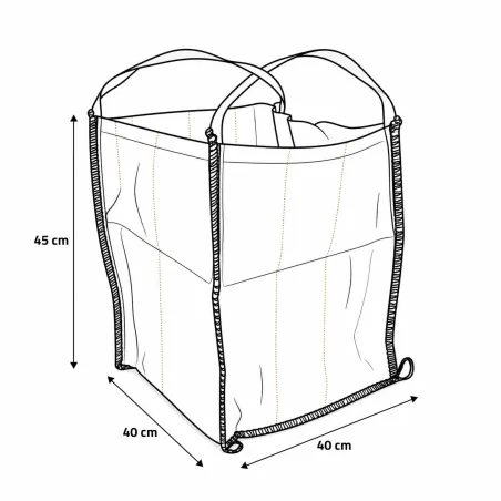 Sac à gravats polypropylène 55 L
