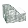 Piège cage à pigeons double entrée 60 X 60 X 45 cm